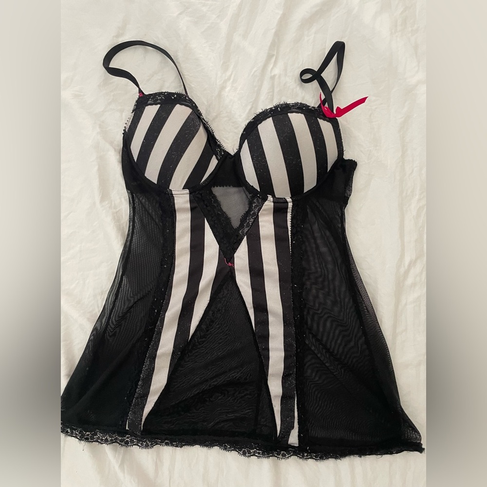 mesh corset-ish top